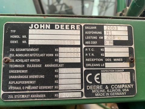 John Deere 9580 WTS