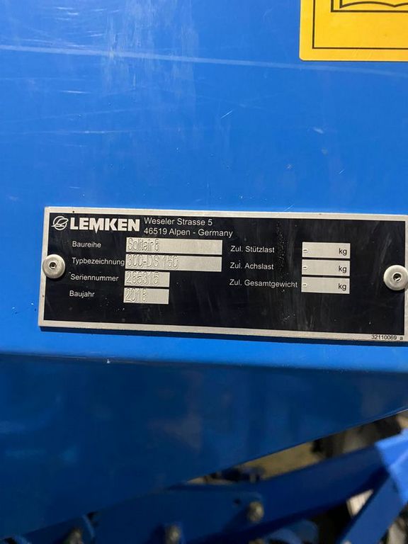Lemken Helidor 9/300  Solitär 8  3