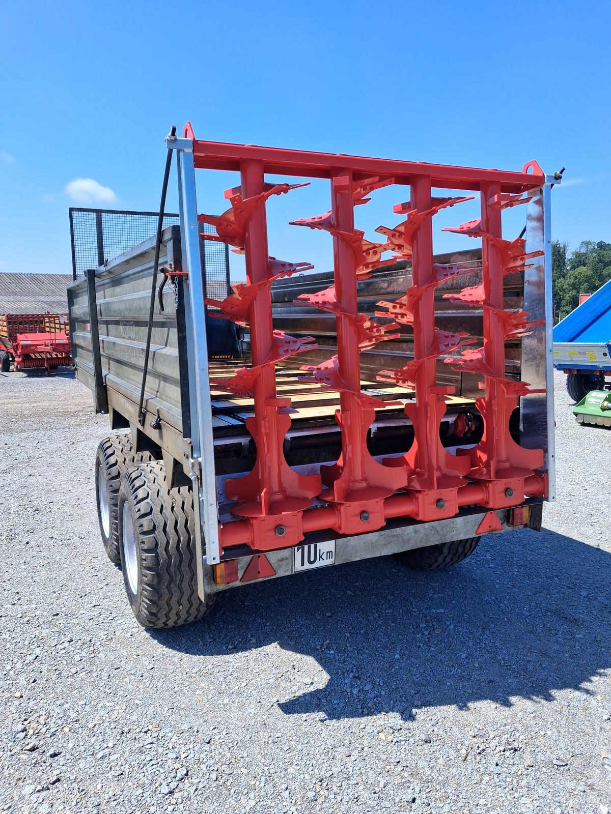 Gruber GRUBER SM 65, Tandemachse, 4stehende Fräswalzen  1