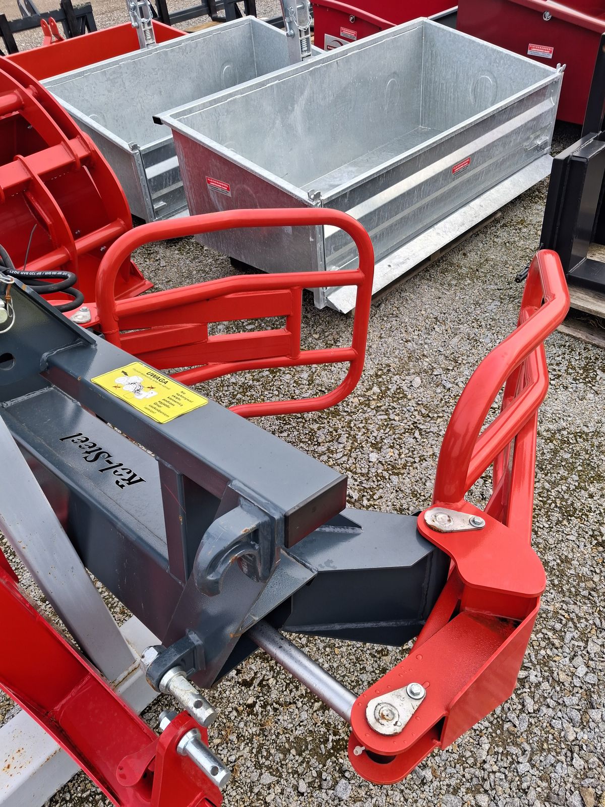 Stekro POL Rundballenzange 2m, Euro und Dreipunktanbau 2