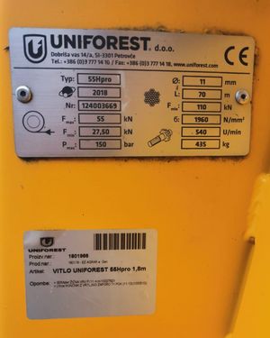 Uniforest 55 Hpro B