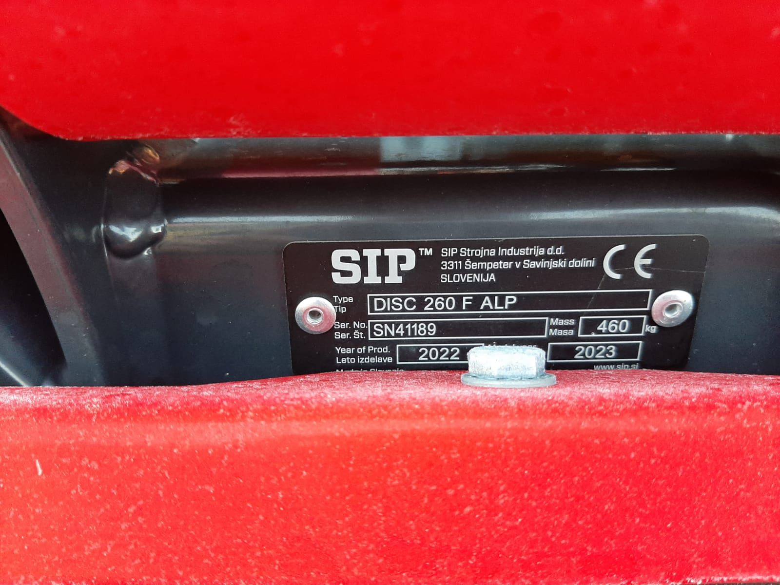 SIP DISC 260 F ALP 1