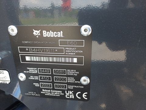 Bobcat E60 mit Powertilt
