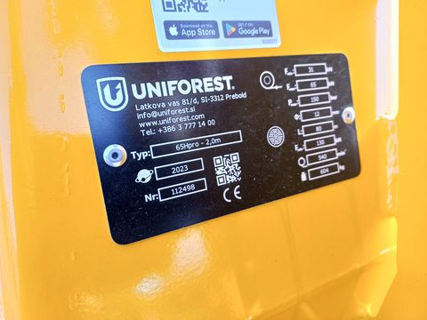 Uniforest 65 Hpro 2m Schild