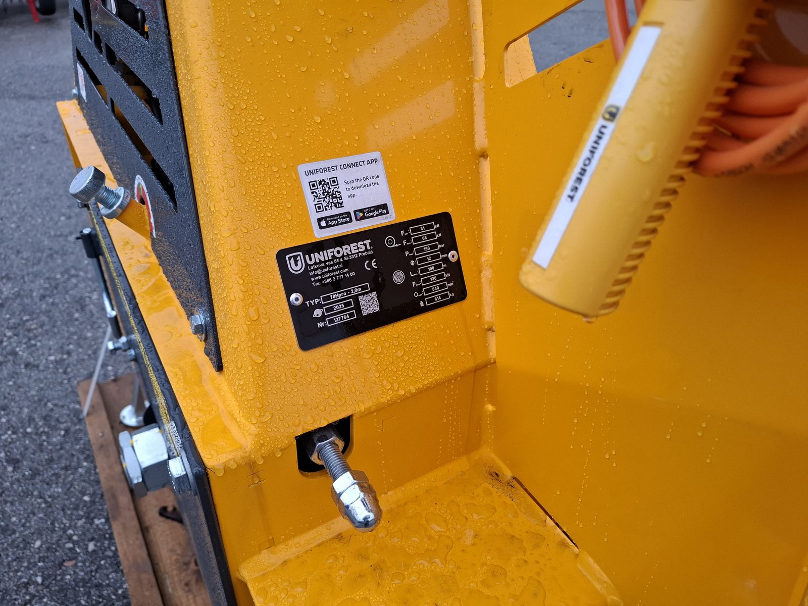 Uniforest 70 Hpro Stop  2m Schild 3