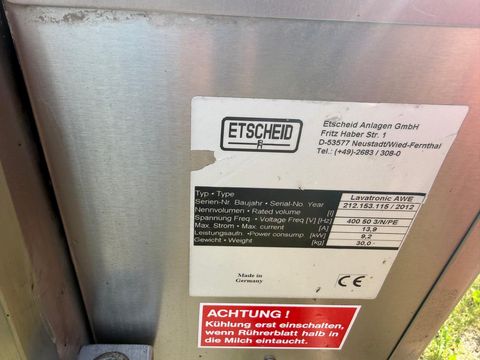 Etscheid Kühltank KT2700 m. Reinigung AWE