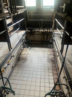 Westfalia Melkstand 2x2 Durchtreiber kpl.