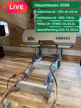 Sonstige Vorführmaschine Blockbandsäge HBB 650 von Hauslh
