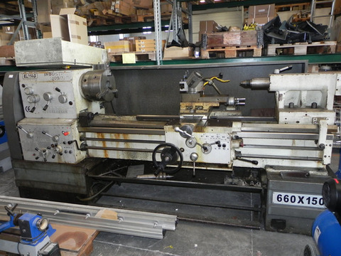 Metalldrehbank Elmag gebraucht 1