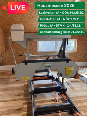 Sonstige Vorführmaschine Blockbandsäge HBB750 von Hauslho