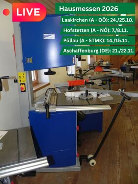 Hans Schreiner Bandsäge für Holz HBS480 Vorführe