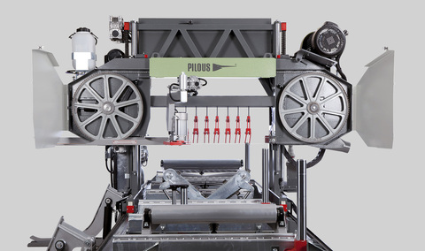 Blockbandsäge Forestor Pilous CTR1300 Hydraulik 2