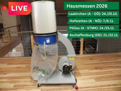 Hans Schreiner Vorführ Absaugung Hans Schreiner mit Filterpatro