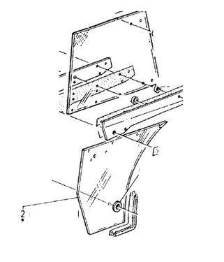 Deutz Türscheibe unten 04400188