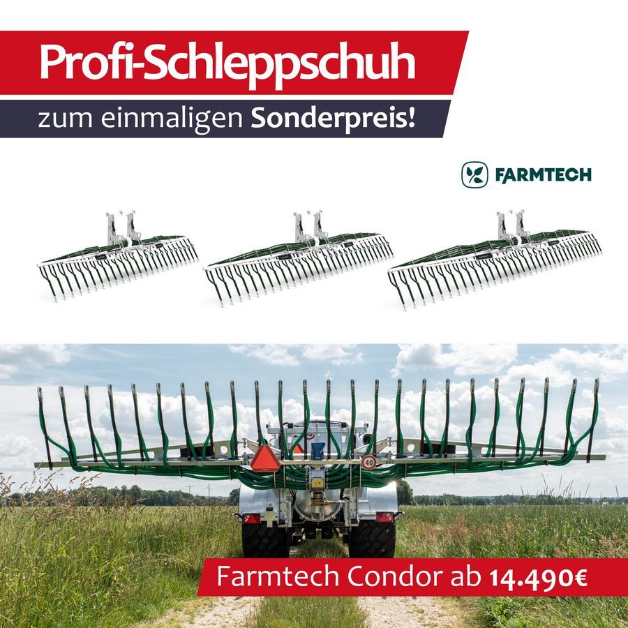 Schleppschuhverteiler Farmtech Condor 3