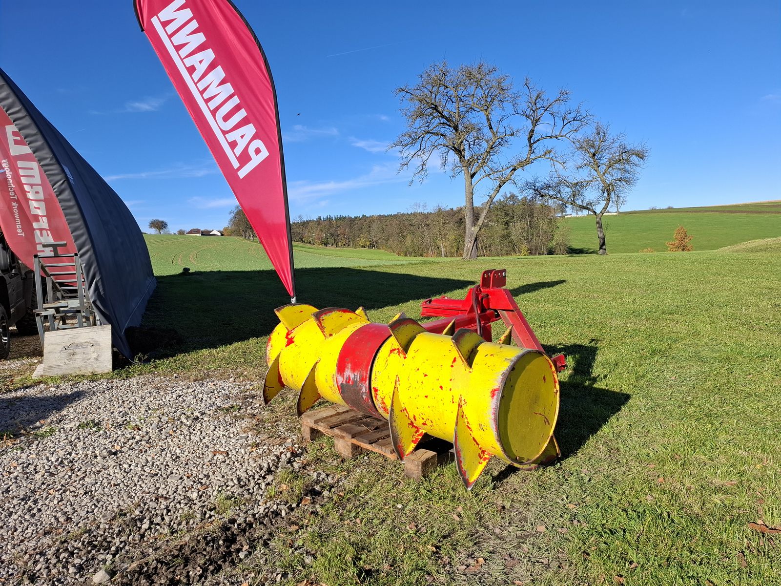 Sonstige Massive Siloverteilerwalze - Schwenkbar -Heckanb