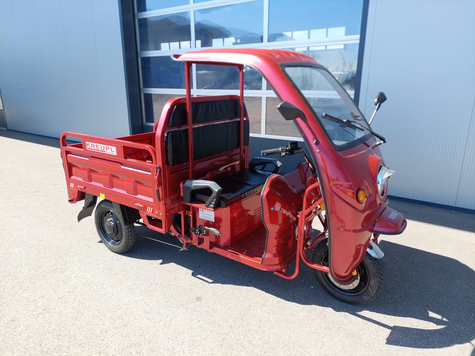 E-Lastendreirad TUK TUK CARGO-L TRIKE mit Dach 2