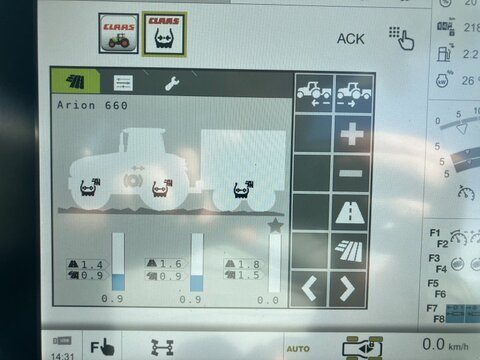 CLAAS ARION 660 CMATIC CEBIS