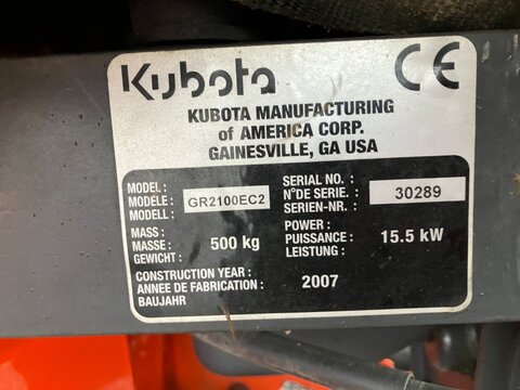 Kubota GR 2100