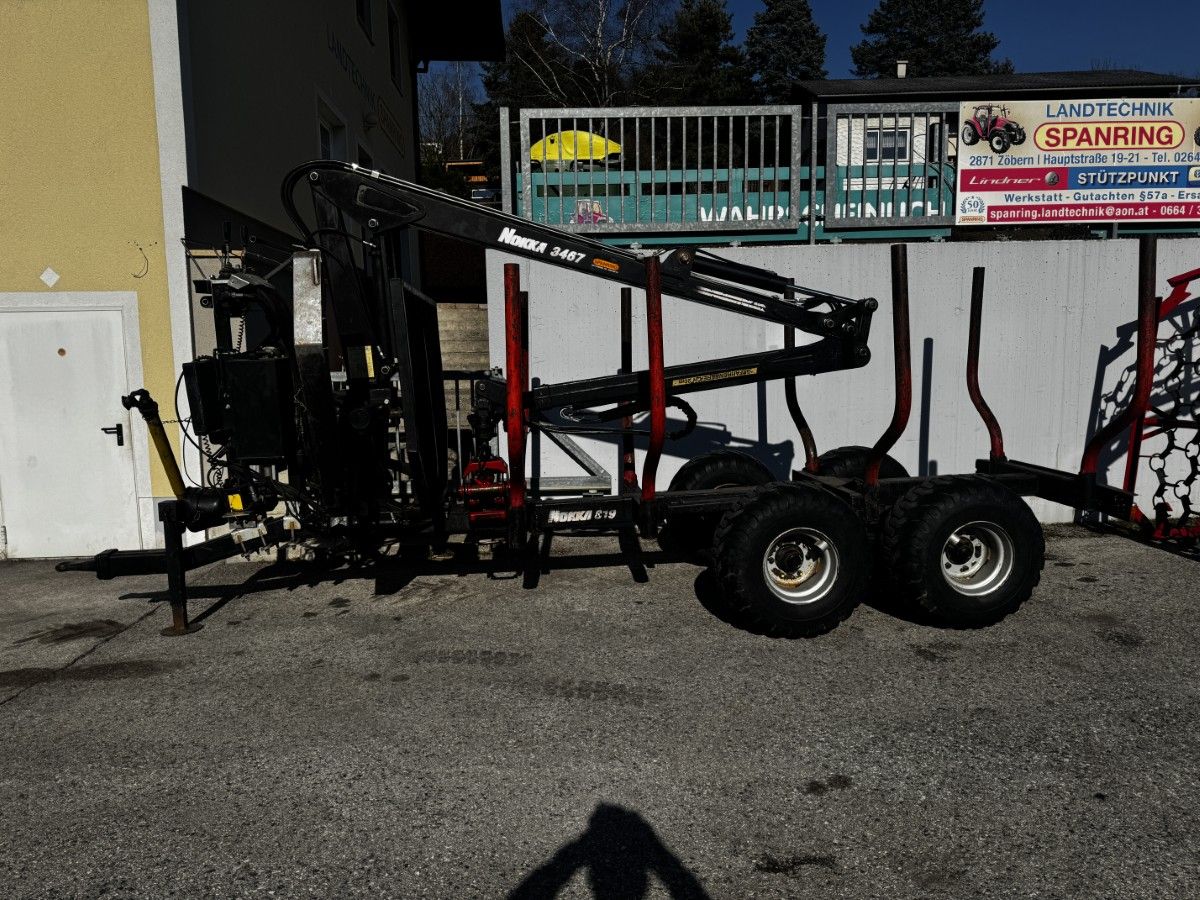 Nokka Hänger 819 mit Kran K 3467 2