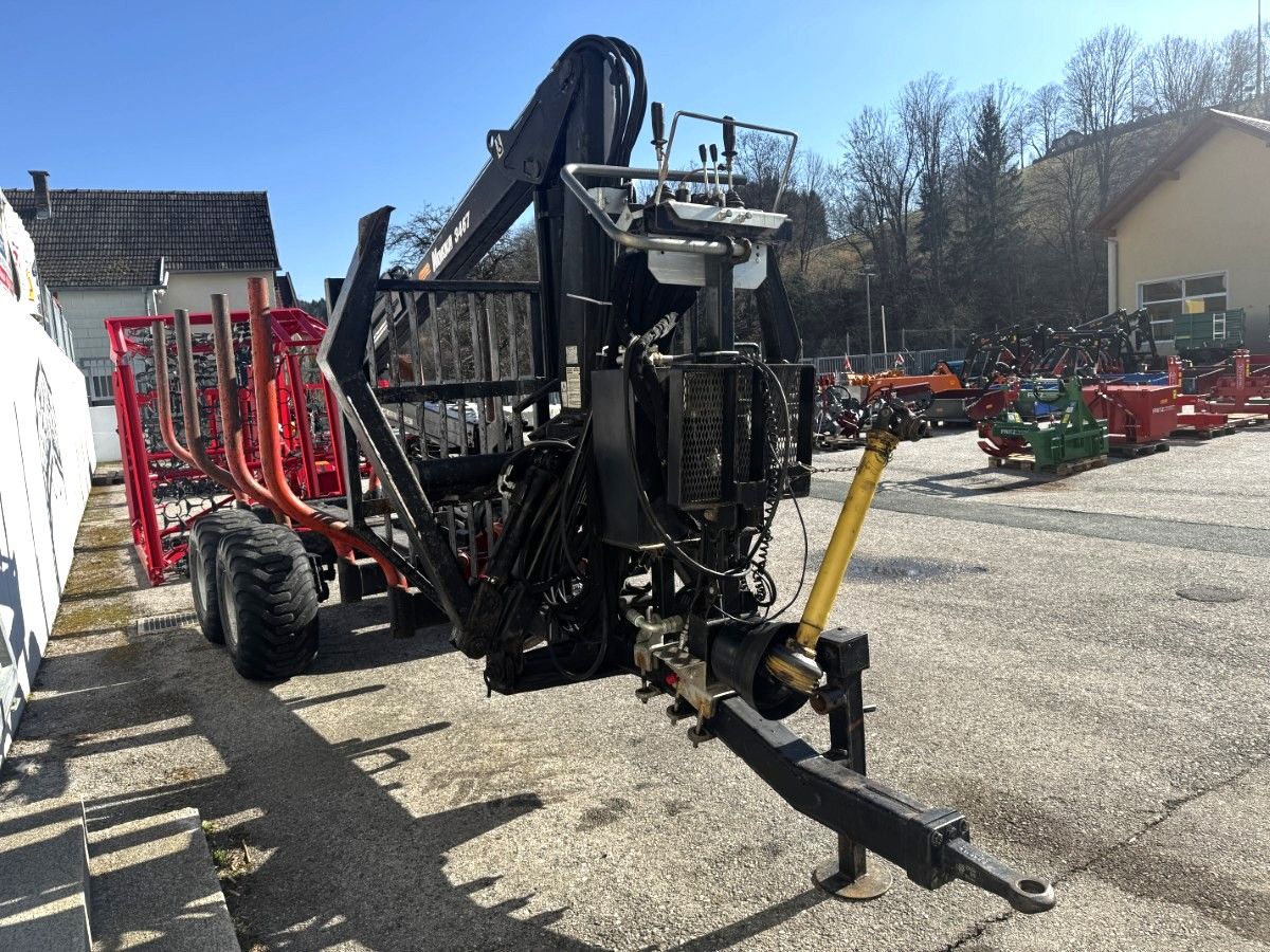 Nokka Hänger 819 mit Kran K 3467 3