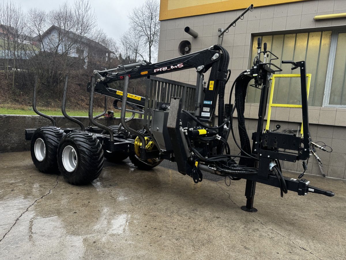 Palms Forstanhänger H6S mit Kran K 2.54 1