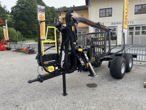 Palms Forstanhänger H6S mit Kran 3.63