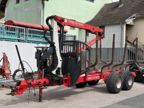 Stepa Forstanhänger 9 to + Kran 7m