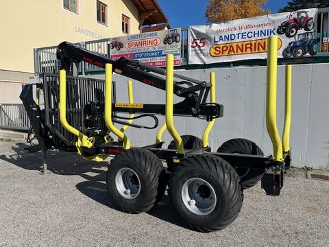 Palms Forstanhänger 8.200 kg Nutzlast + Kran 4.71