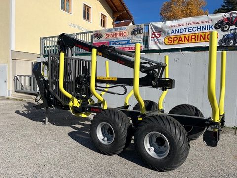 Palms Forstanhänger 8.200 kg Nutzlast + Kran 4.71 2
