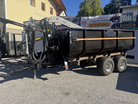 Trejon Forstanhänger MF 950 mit Kran V6500