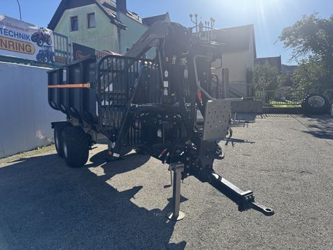 Multiforest Forstanhänger MF 950 mit Kran V6500 - neuwertig