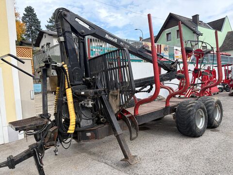 Nokka Forstanhänger 11D mit Forstkran 4472SE