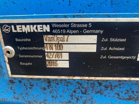 Lemken Vari Opal 7 4 N 100