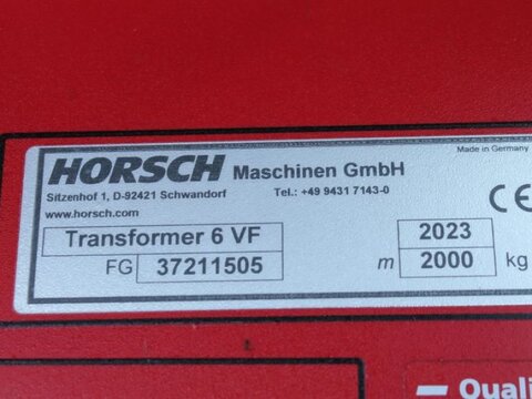 Horsch TRANSFORMER 6 VF 3
