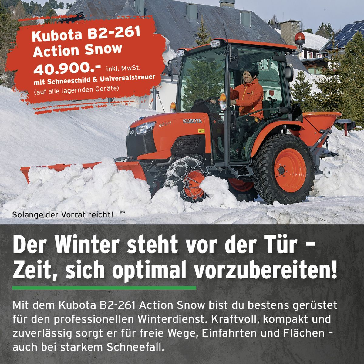 Kubota B2-261 Action Snow 2