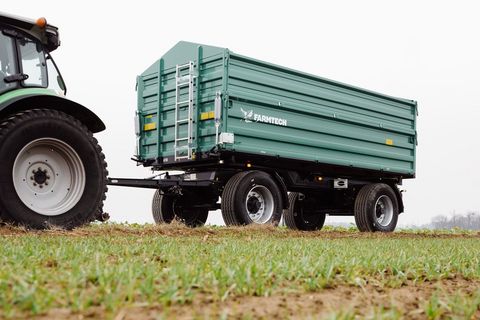 Farmtech ZDK-1500 kéttengelyes pótkocsi (15t) készletről