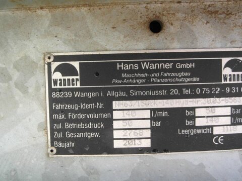 Wanner KH63/1500/140 hyd