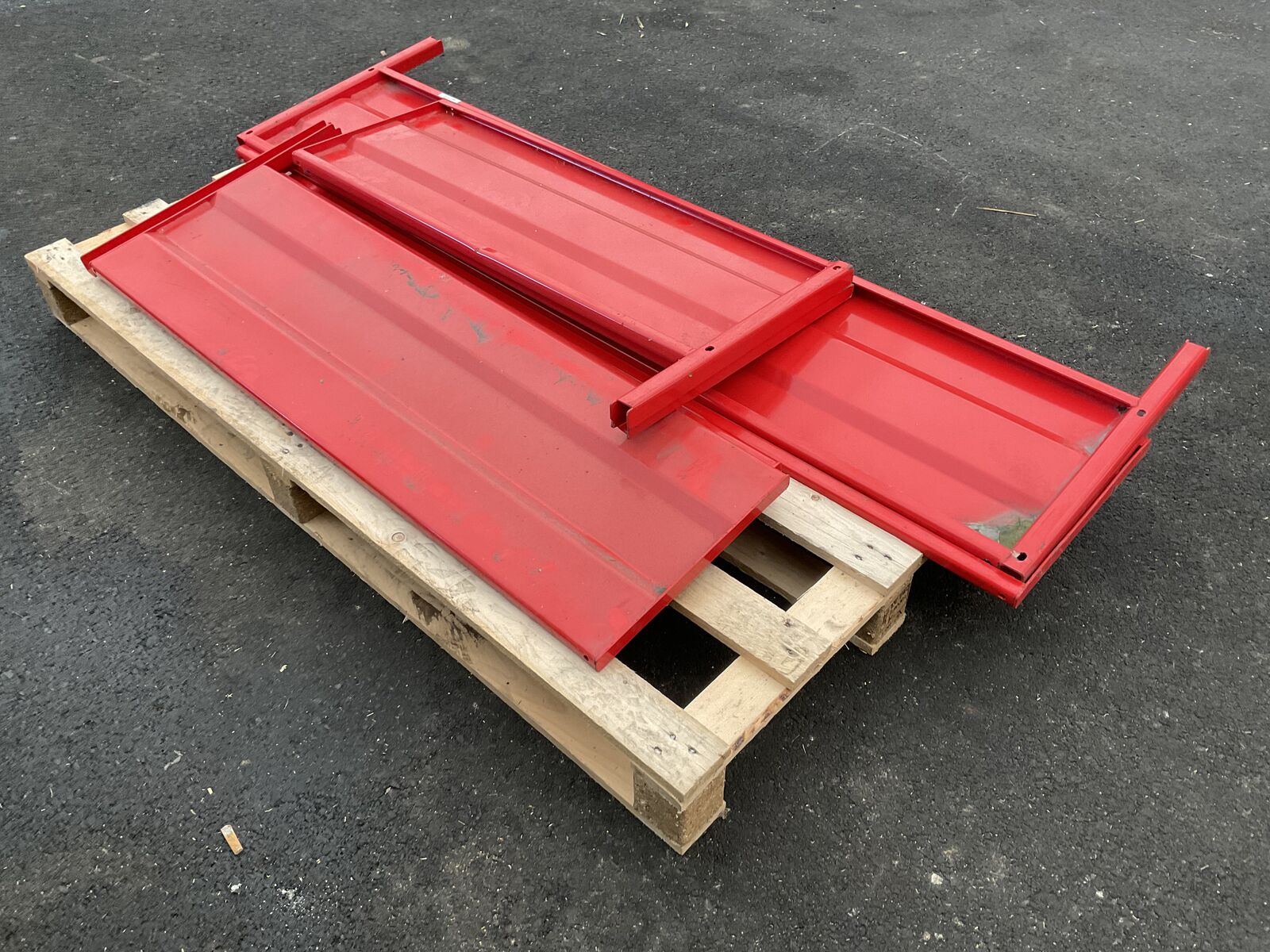 Aufsatzwände 160x 125x 50 cm zu Kippmulde 3