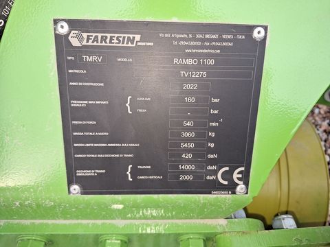 Faresin Rambo 1100 Vertikalmischwagen