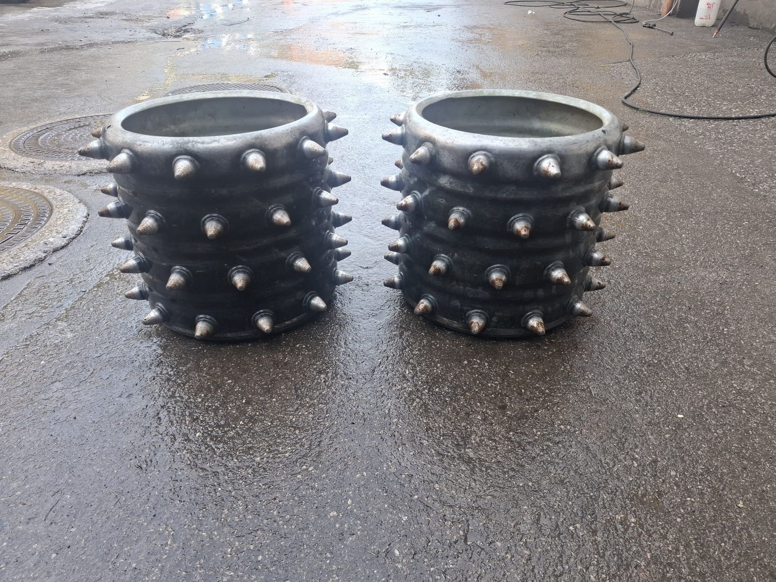 Aebi STACHELWALZEN 4 REIHIG NEUWERTIG 3