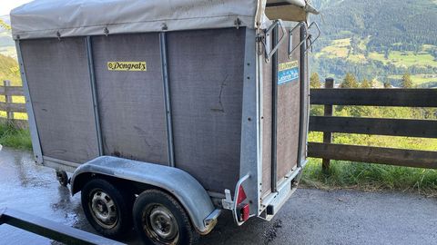 Pongratz  Autoanhänger Tandem Viehtransport 