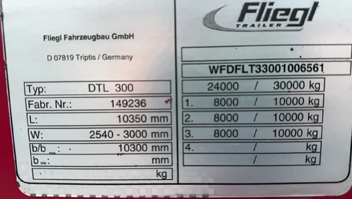 Fliegl 3-Achs Tieflader 2
