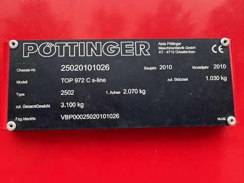 Pöttinger TOP 972 C S-LINE