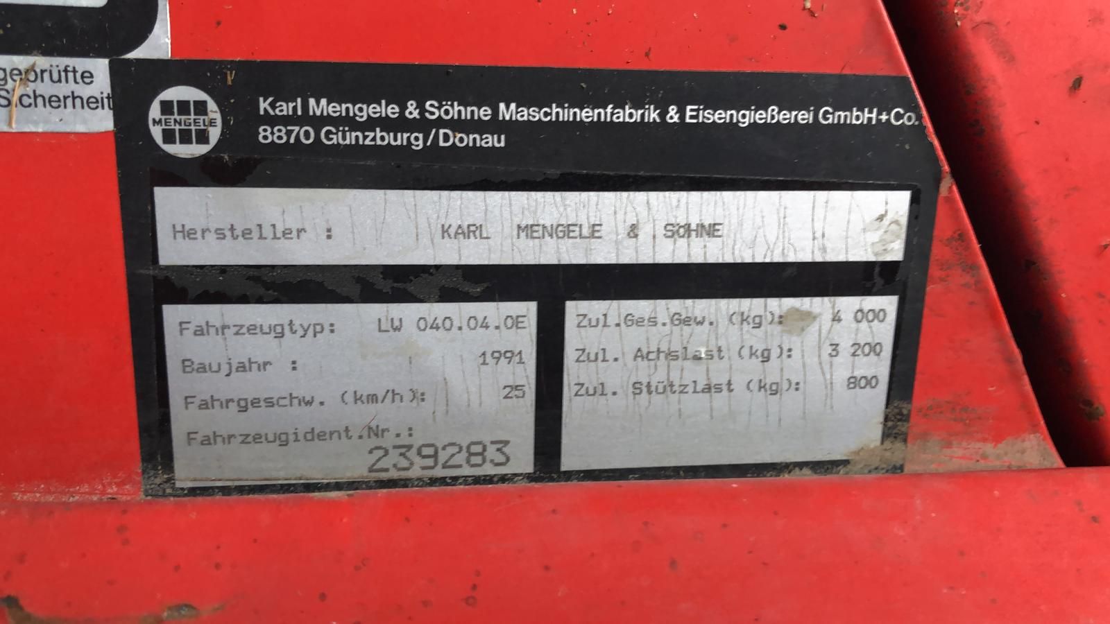 Mengele Garant 330 2