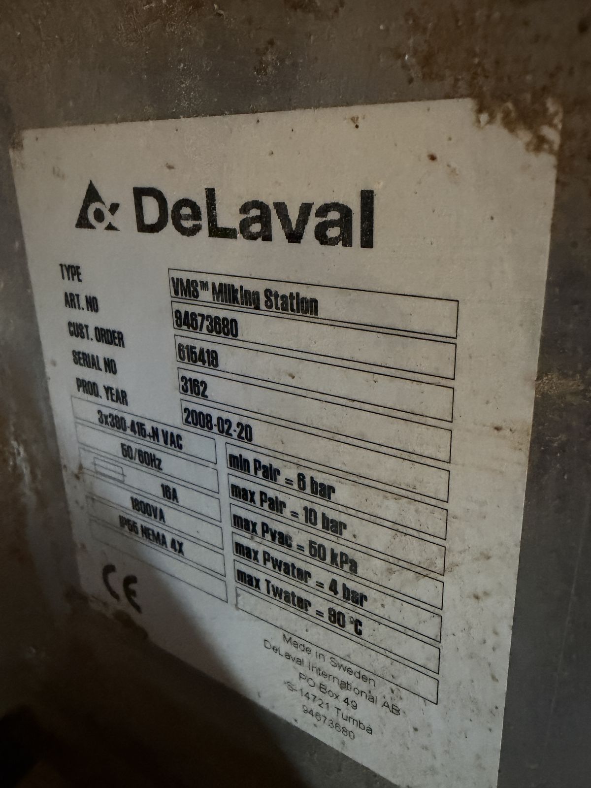 De Laval Melkroboter VMS 3