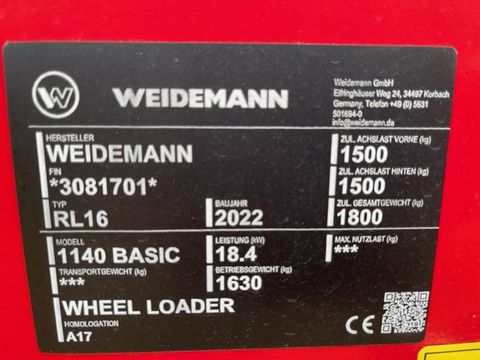 Weidemann 1140 Light