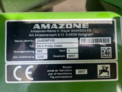 Amazone ZA-V 2000 Super Profis Tronic