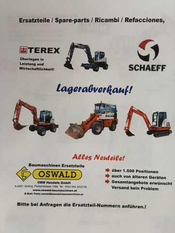 Sonstige Ersatzteile Schaeff Terex