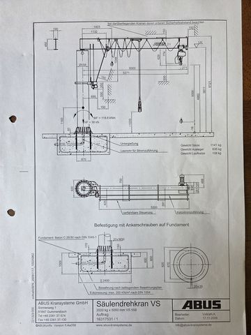 Sonstige ABUS Säulendrehkran VS 